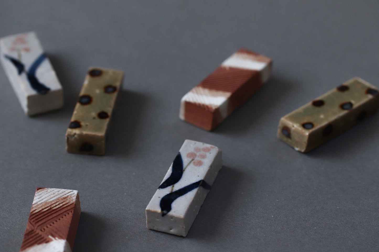 Japanese Rectangular Chopstick Rest | Handmade Ceramic from Japan | Minimalist Tableware, Studio Pottery, Everyday Japanese Dining
