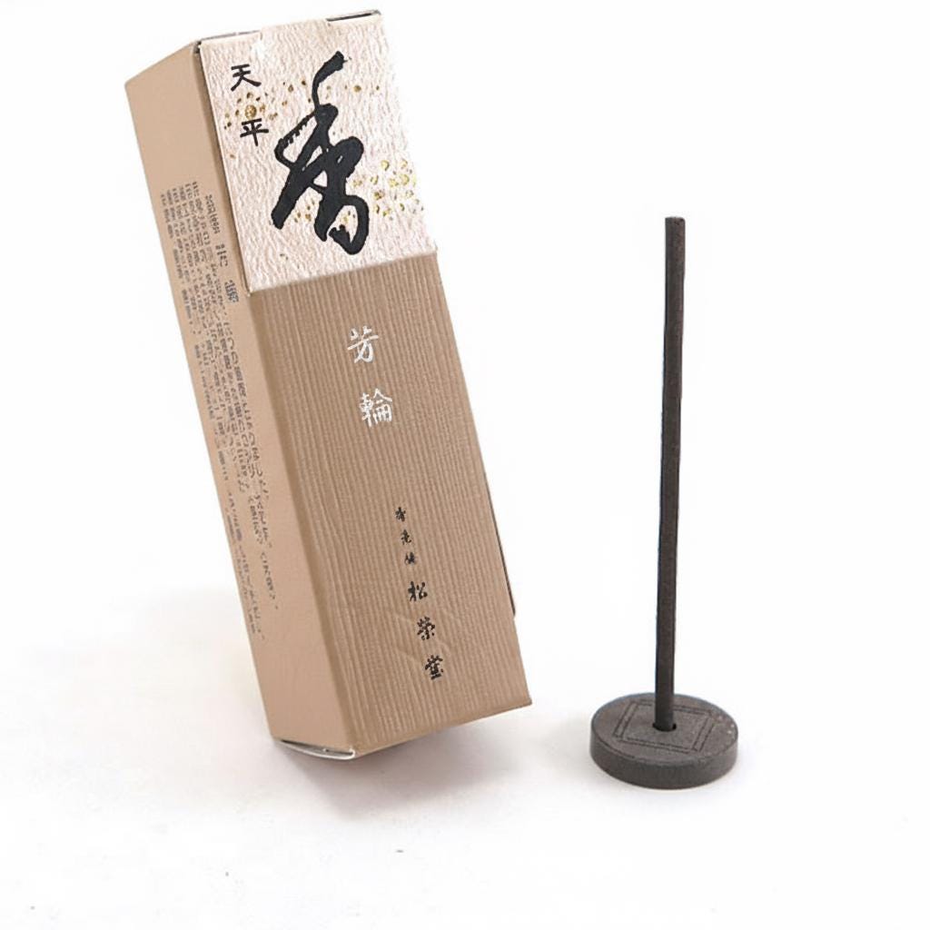 Shoyeido Horin Muromachi Incense Sticks 20 pcs w/ Holder | Premium Japanese Incense | Elegant Deep Aroma | Kyoto Incense