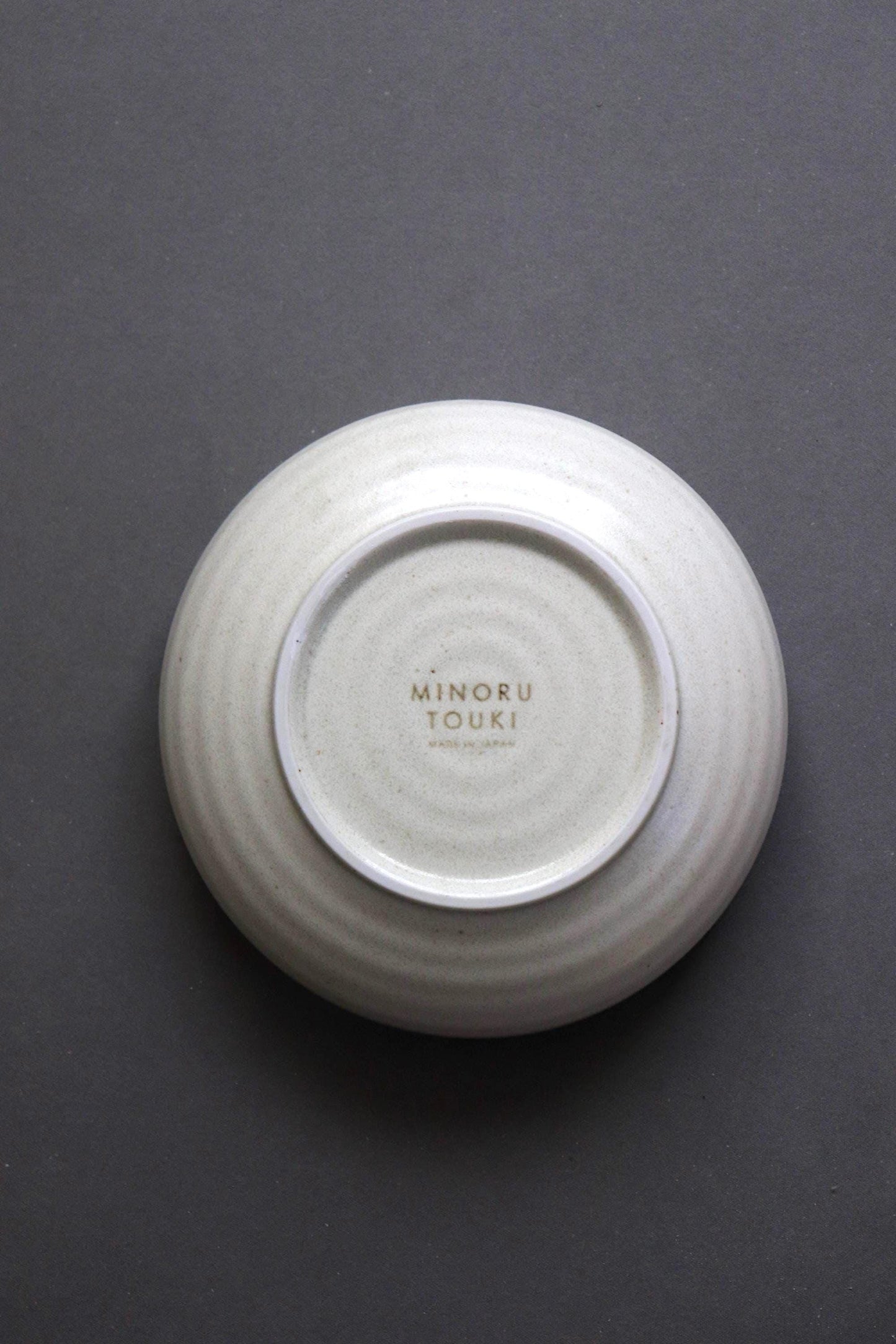 Mino-yaki Japanese Ceramic Serving Bowl, Matte Milk White Soup & Salad Basin, Modern Japandi Tableware, Microwave Dishwasher Safe, 17cm