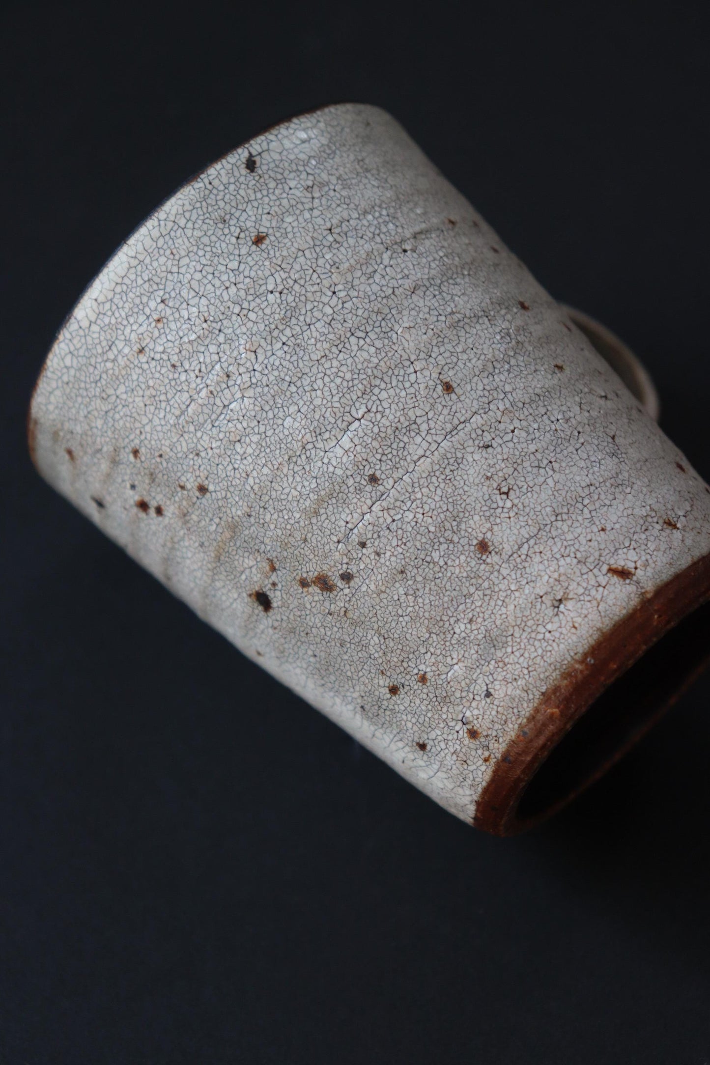 Japanese Handmade Kairagi Mug | One-of-a-Kind Ceramic Coffee Cup | Wabi Sabi Pottery Mug | Made in Japan | 180ml Tea Cup