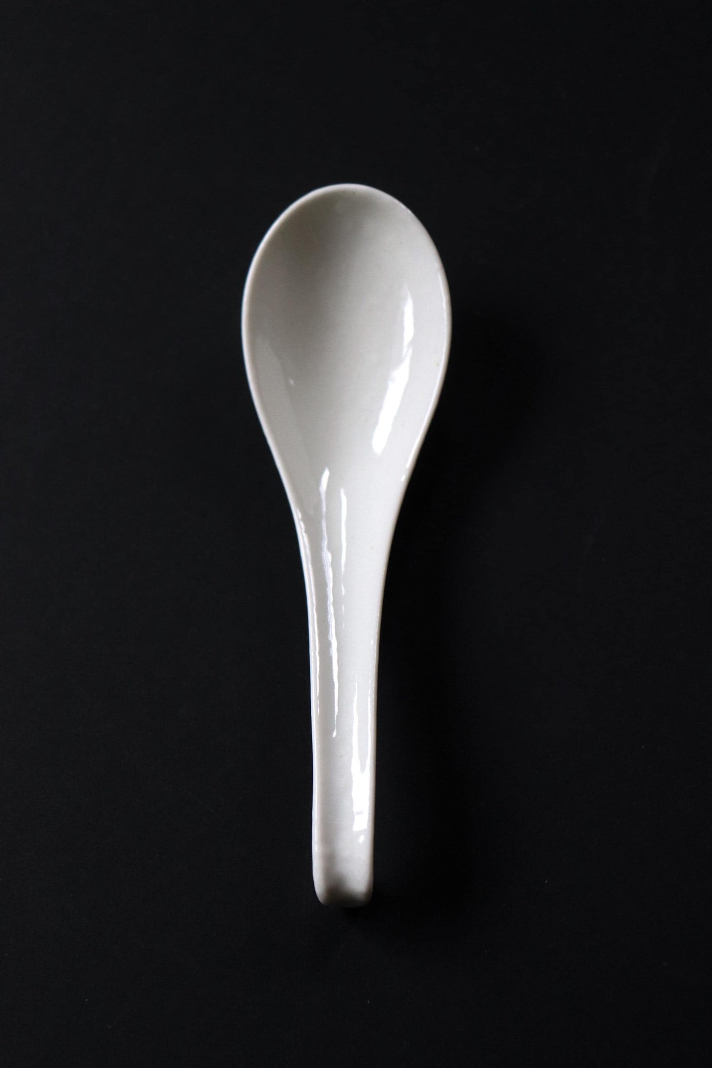 Japanese Mino Ware Ceramic Soup Spoon, Kohiki White Renge Spoon, Ramen and Hot Pot Spoon, Made in Japan