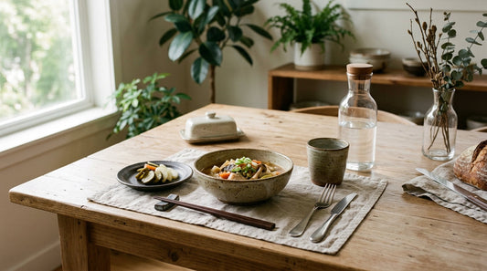How to Mix Japanese Pottery with Western Table Settings
