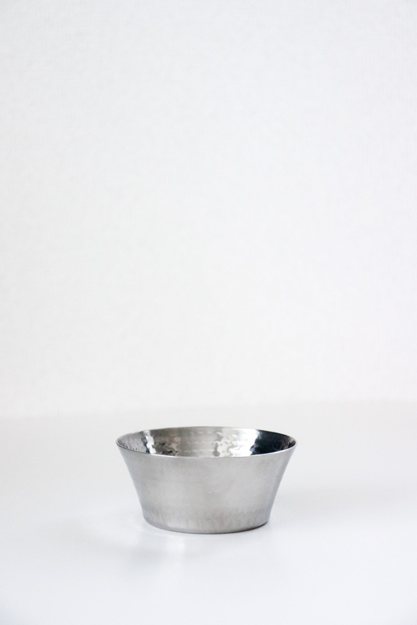 Hammered Stainless Steel Small Bowl