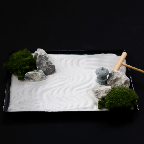 Japanese Zen Garden Kit, Mini Karesansui Set