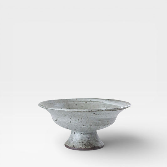 Shigaraki Ash-Glazed Pedestal Bowl