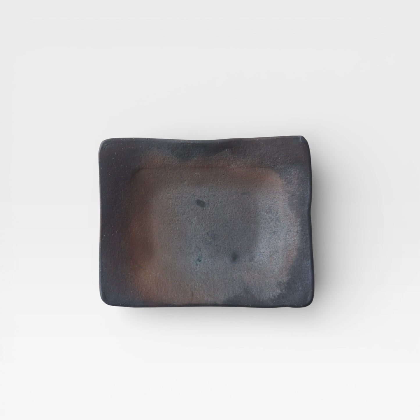 Shigaraki Charcoal-Fired Rectangular Bowl