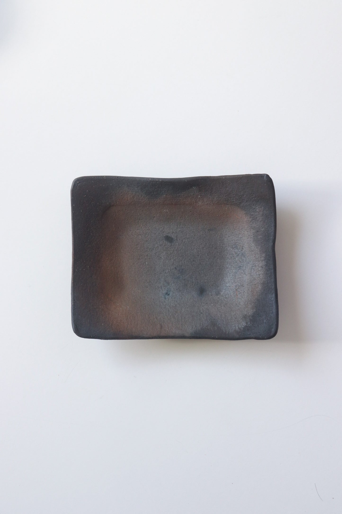 Shigaraki Charcoal-Fired Rectangular Bowl