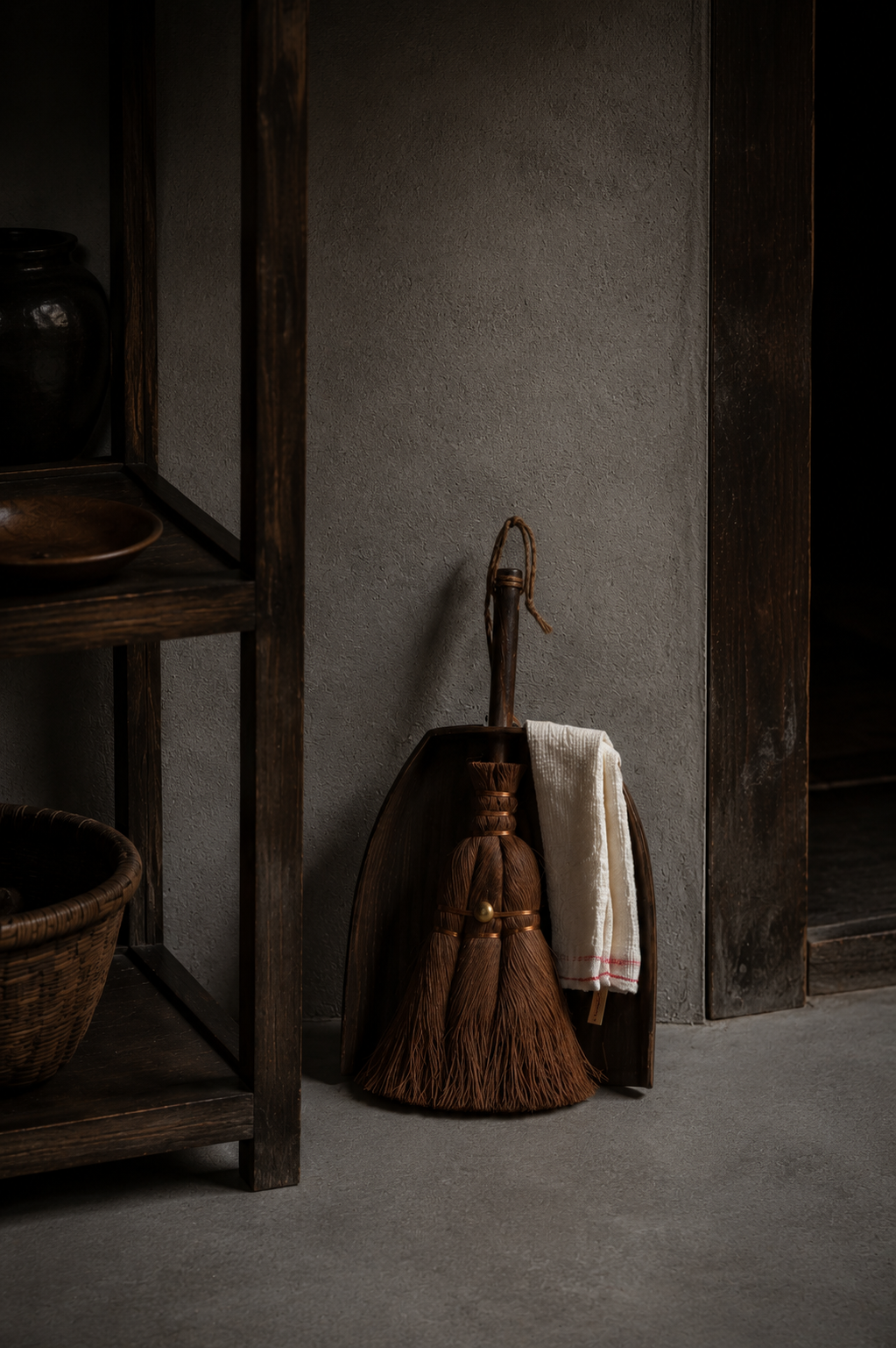 Japanese Shuro Broom Cleaning Set – Handcrafted Natural Tools