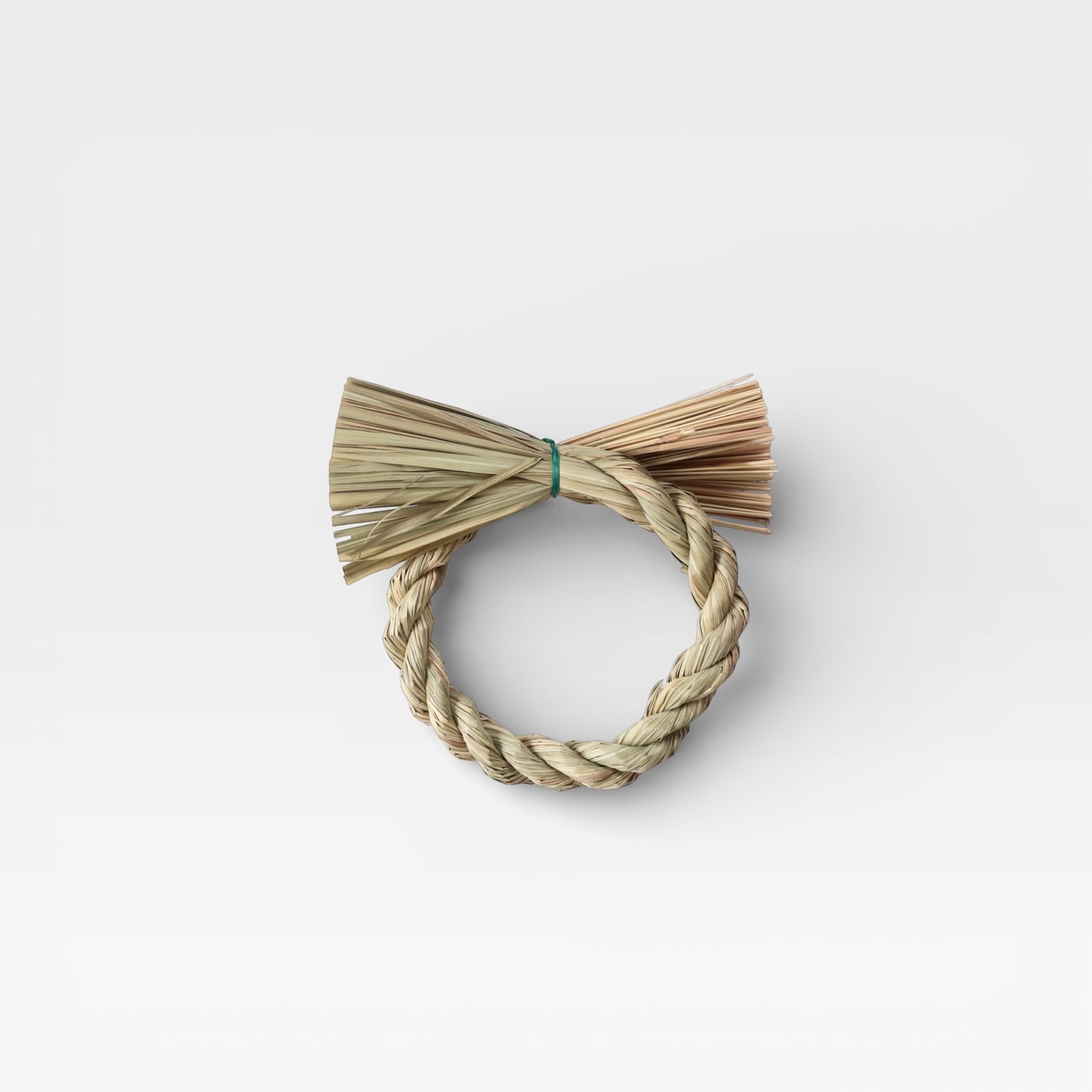 Mini Shimenawa Wreath – Natural Igusa Decor