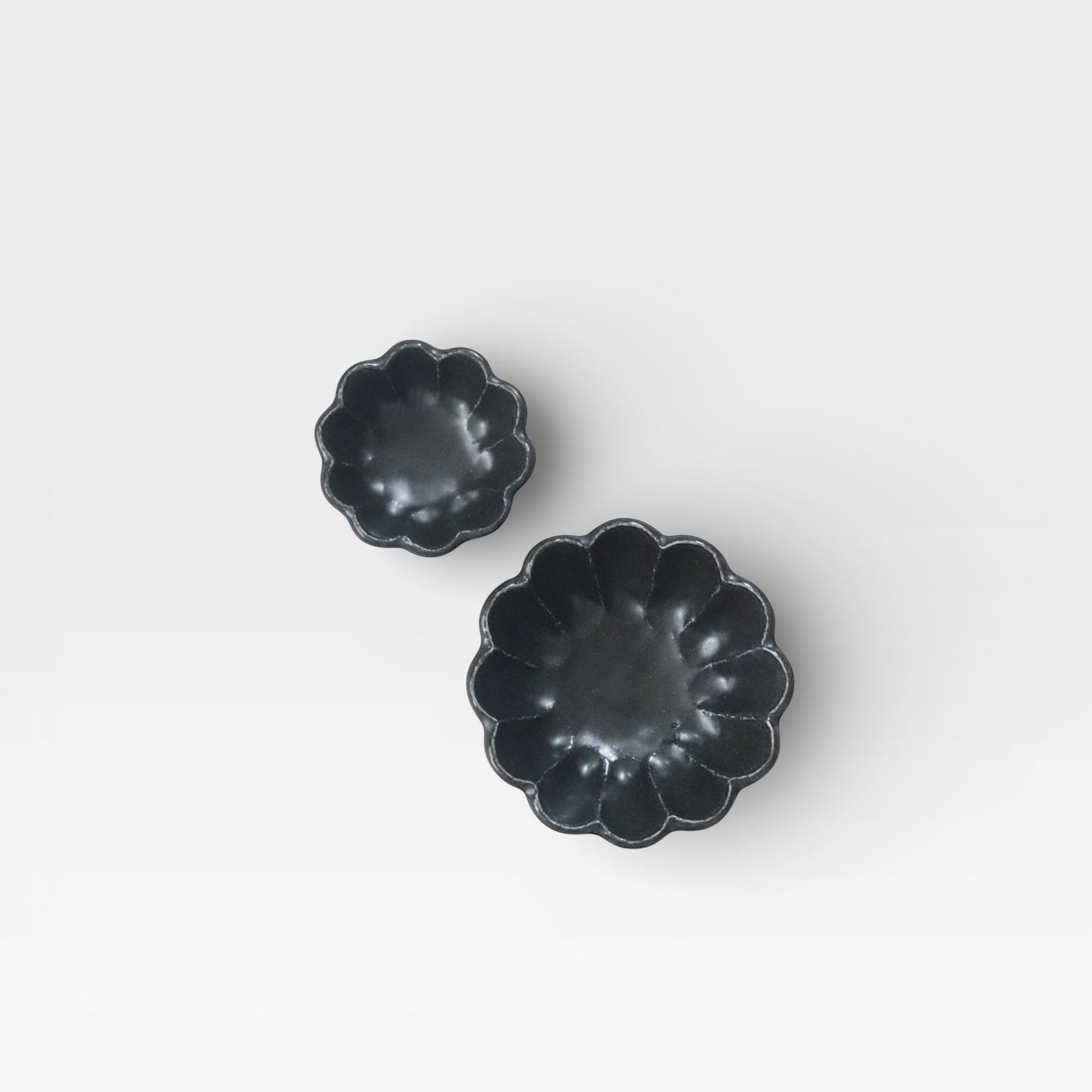 Japanese Black Rinka Ceramic Bowl