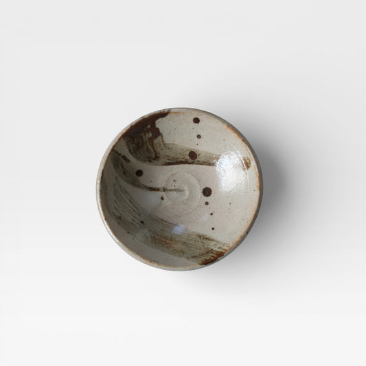 Japanese Kobachi – Iron-Painted Bowl by Masanori Tanaka