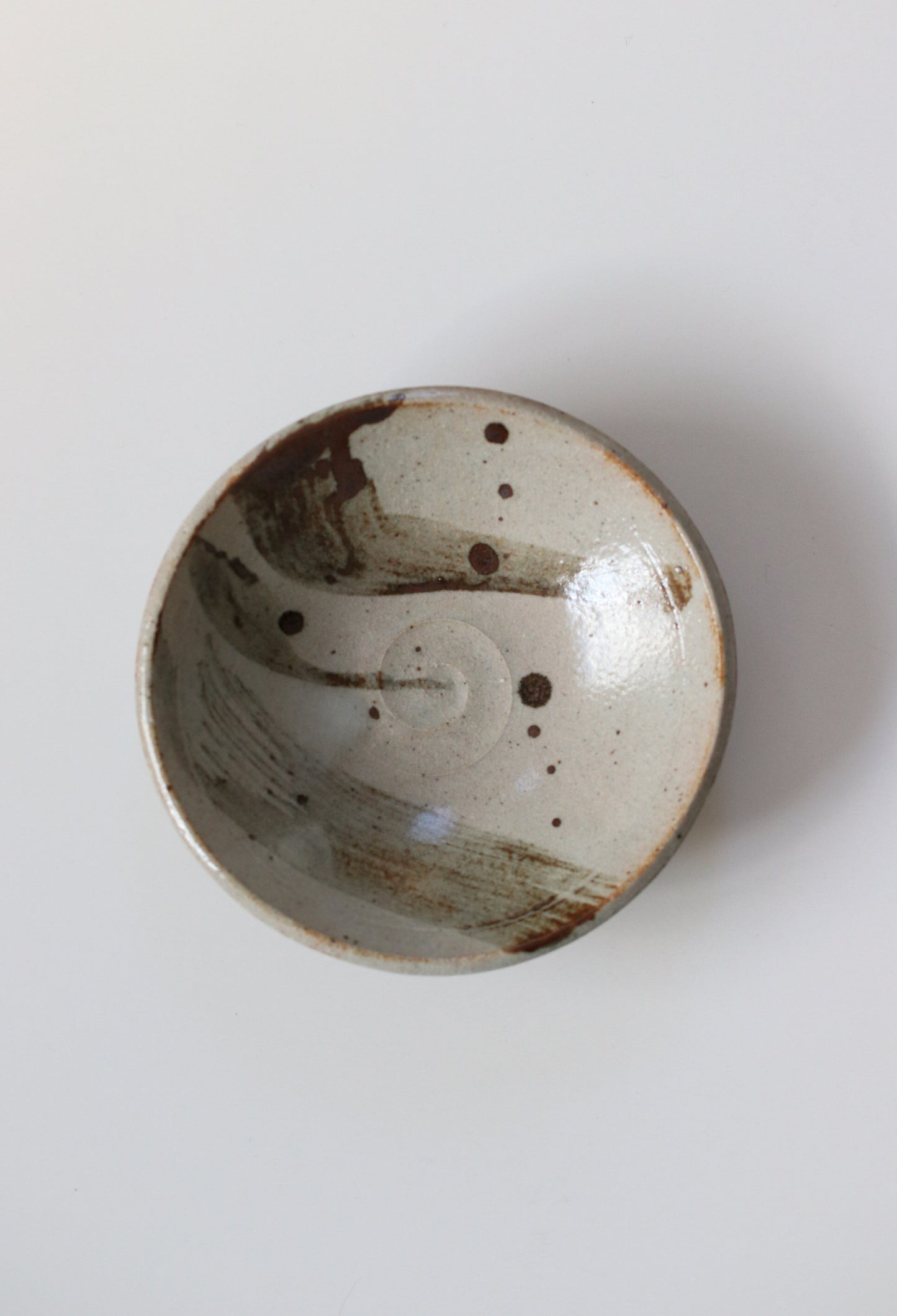 Japanese Kobachi – Iron-Painted Bowl by Masanori Tanaka