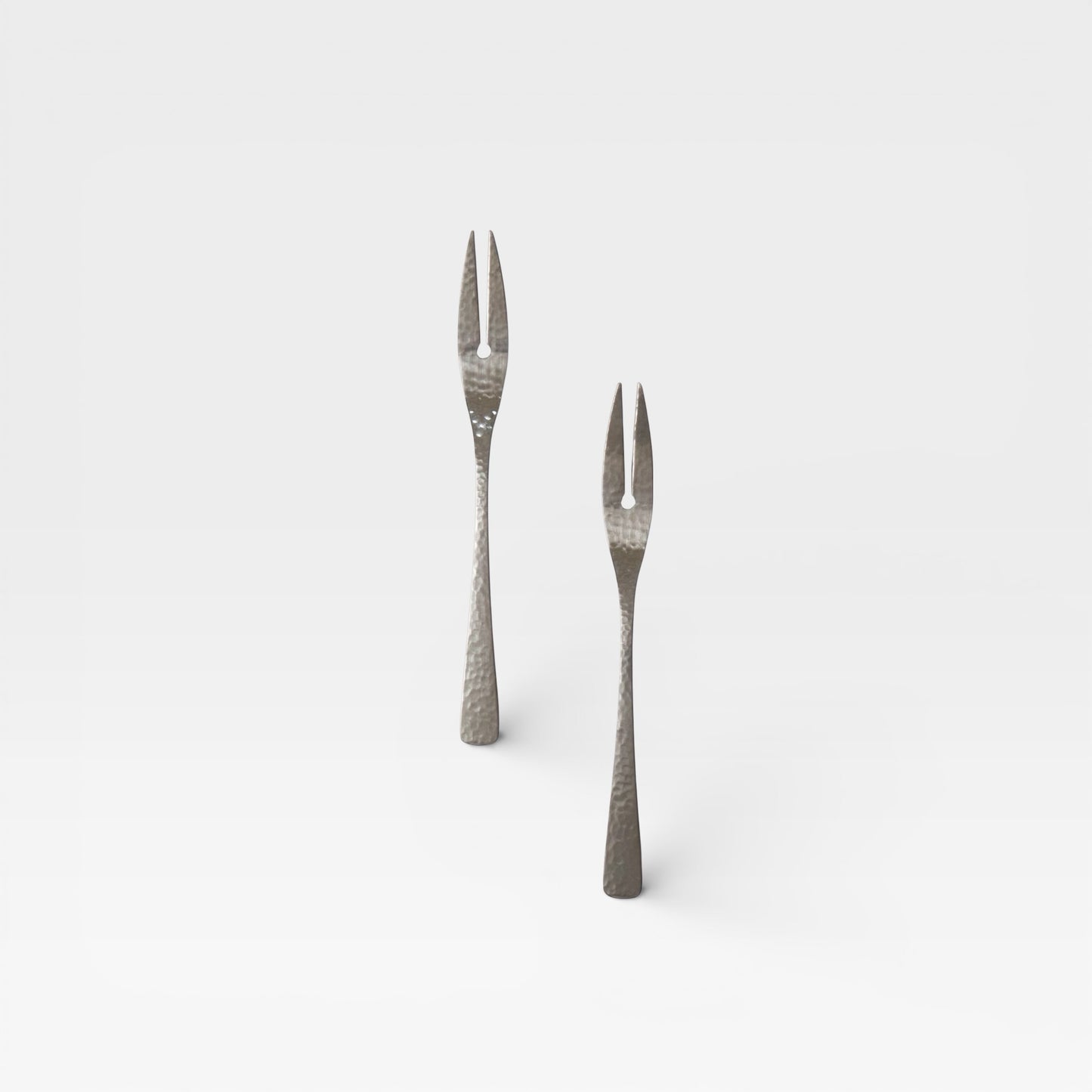 Japanese Hammered Stainless Steel Dessert Fork – Tsuchime Finish