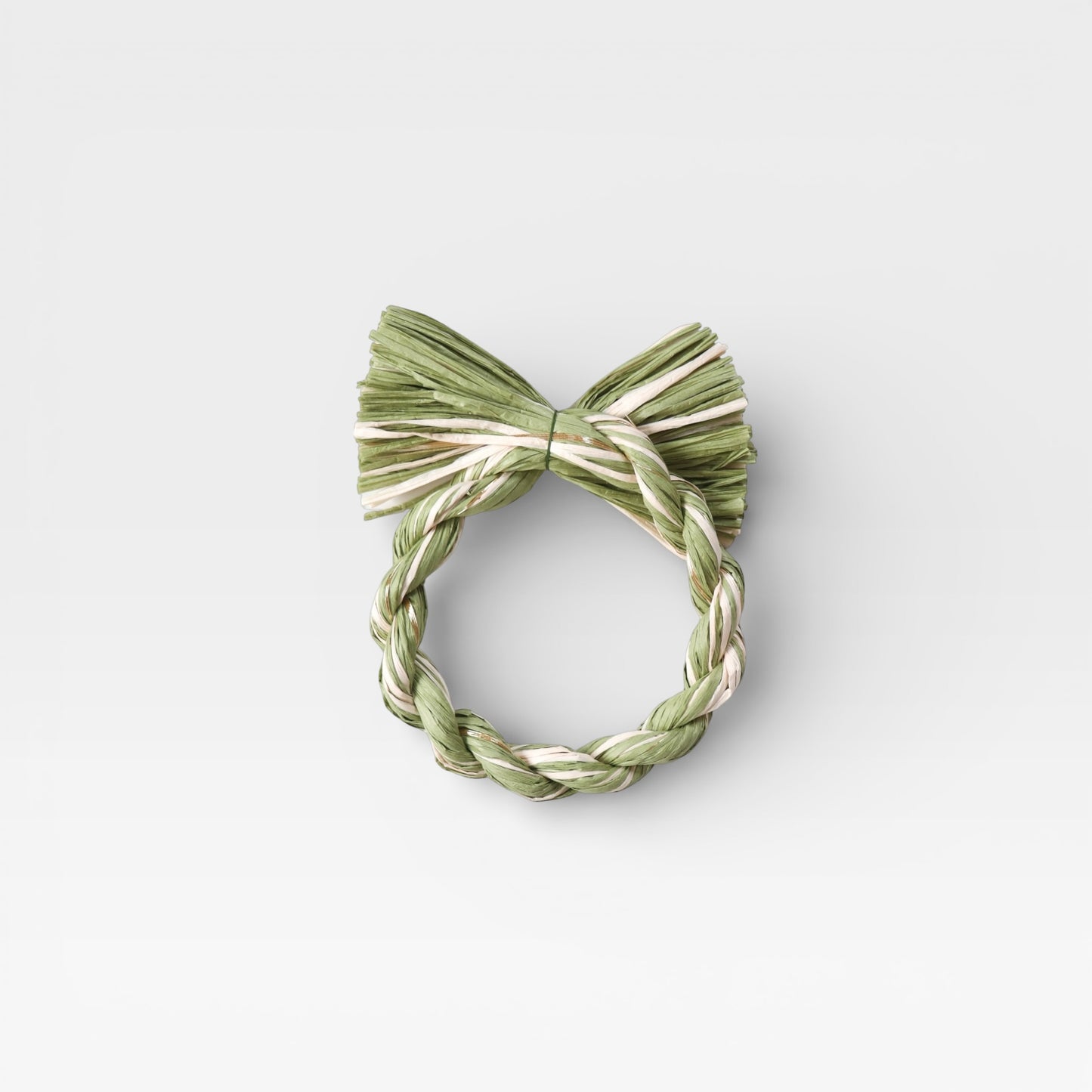 Japanese Minimal Braided Wreath – Shimenawa Inspired Paper Ring