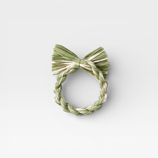 Japanese Minimal Braided Wreath – Shimenawa Inspired Paper Ring