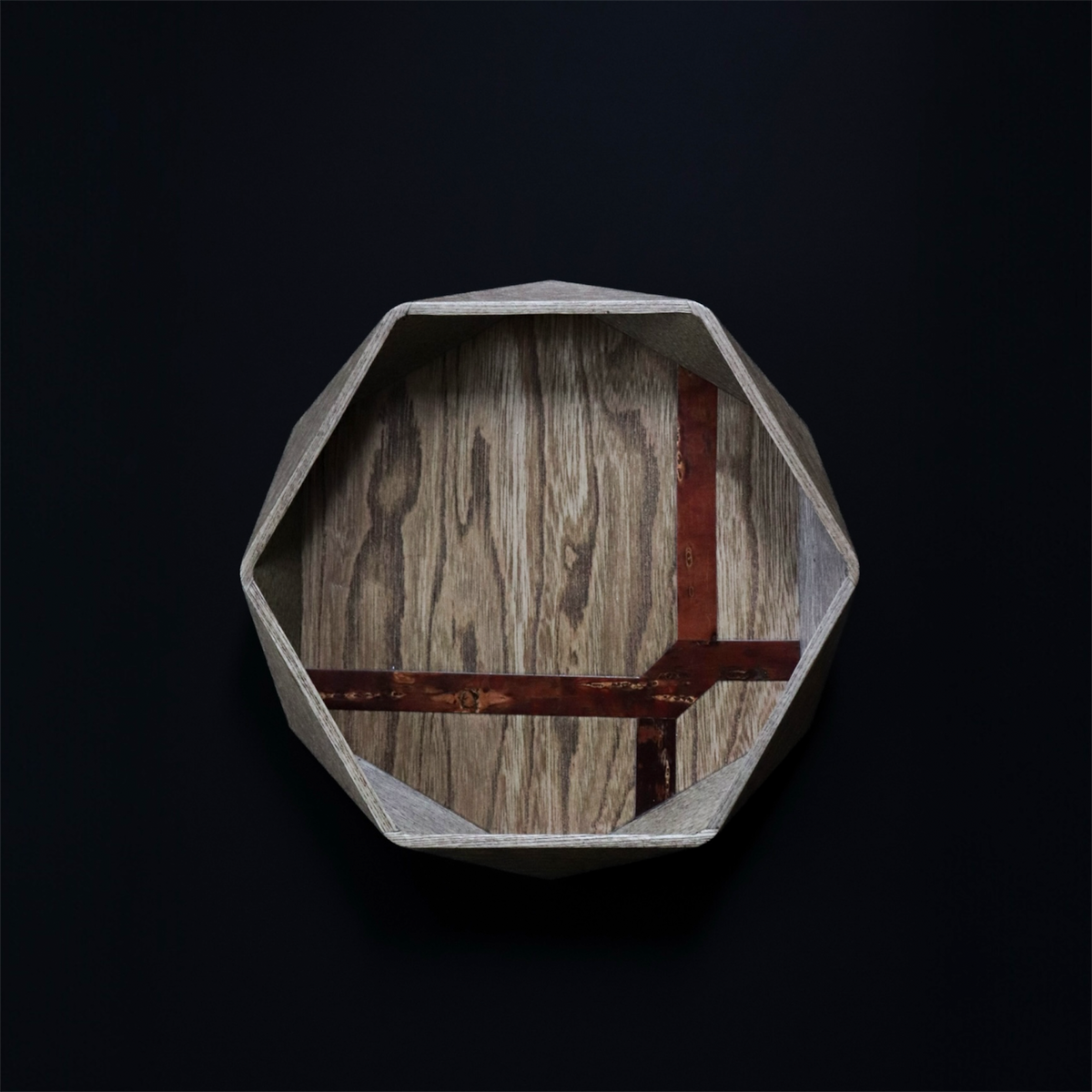 Vintage Kakunodate Kabazaiku Cherry Bark Tray