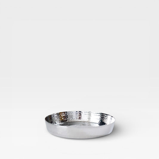 Hammered Stainless Steel Small Tray