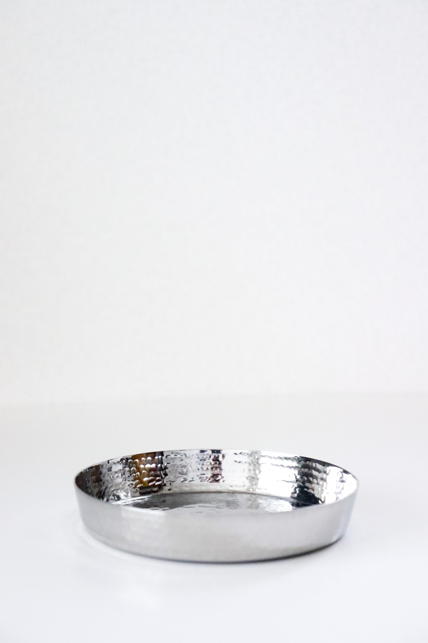Hammered Stainless Steel Small Tray