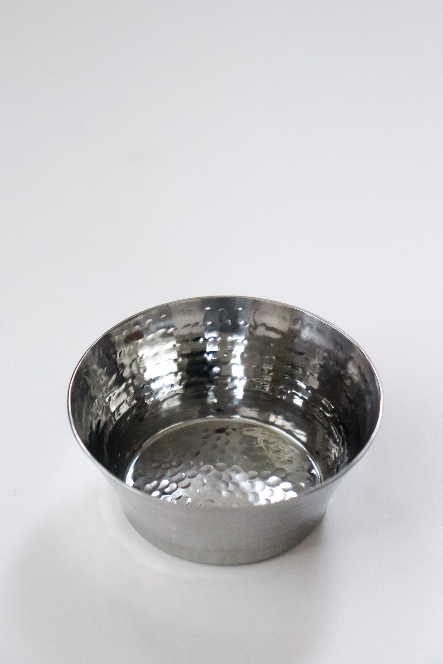 Hammered Stainless Steel Small Bowl