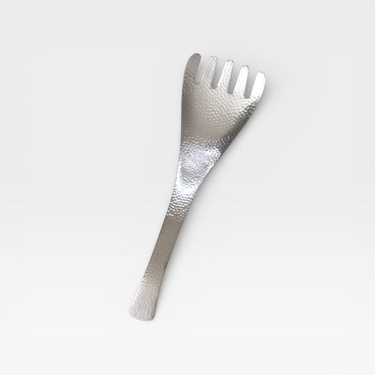 Japanese Nagomi Hammered Stainless Steel Serving Fork