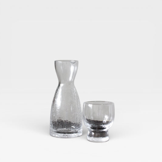 Luxury Japanese Hibi Glass Sake Set
