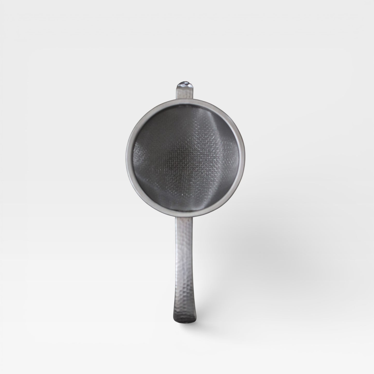Japanese Nagomi Hammered Tea Strainer with Handle