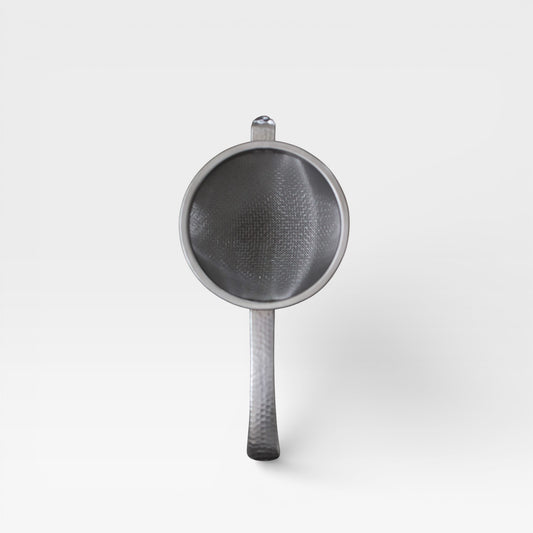 Japanese Nagomi Hammered Tea Strainer with Handle
