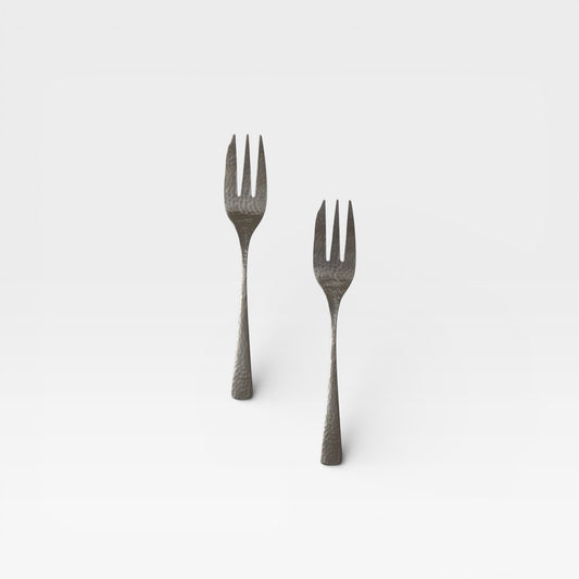 Japanese Hammered Stainless Steel Dinner Fork – Tsuchime Finish