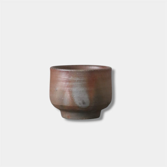 Japanese Bizen Ware Sake Cup by Artisan Handmade Guinomi