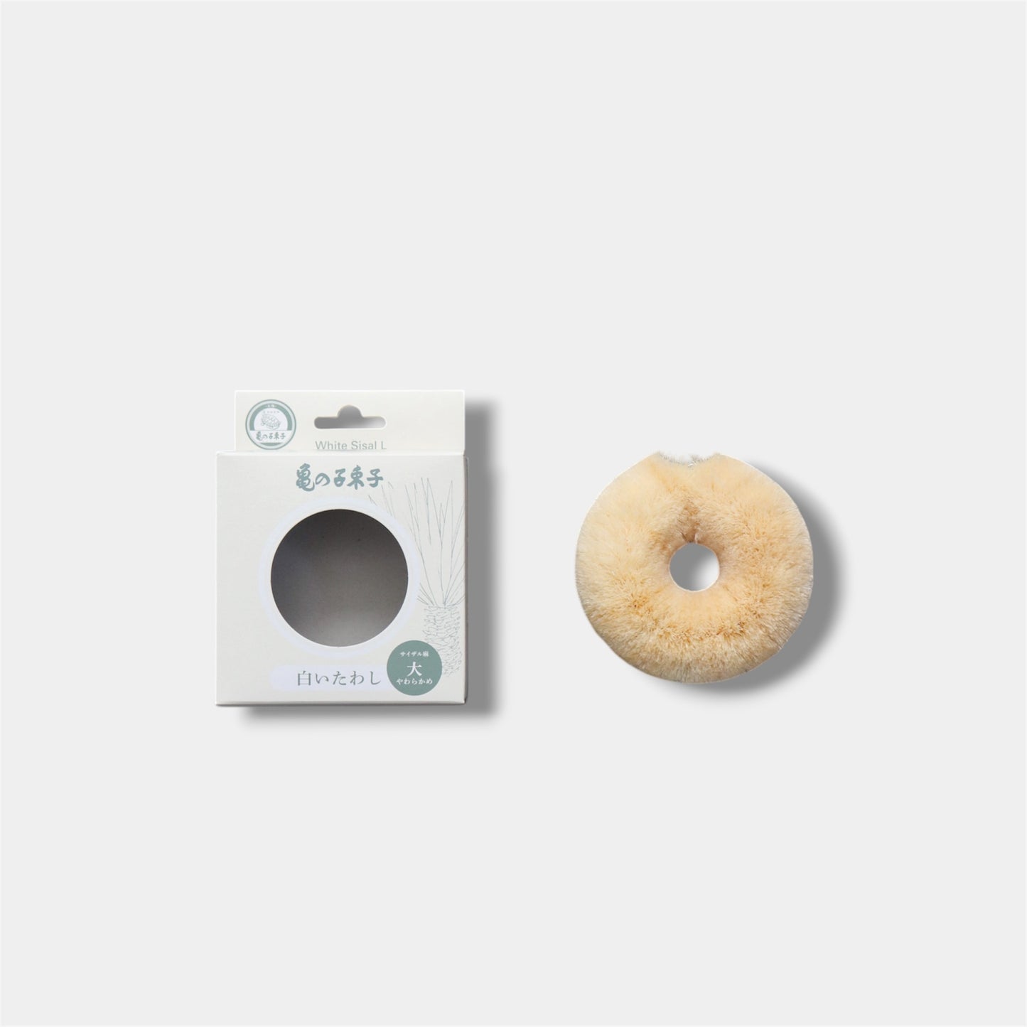 Japanese Sisal Tawashi Brush Soft Natural Scrubber