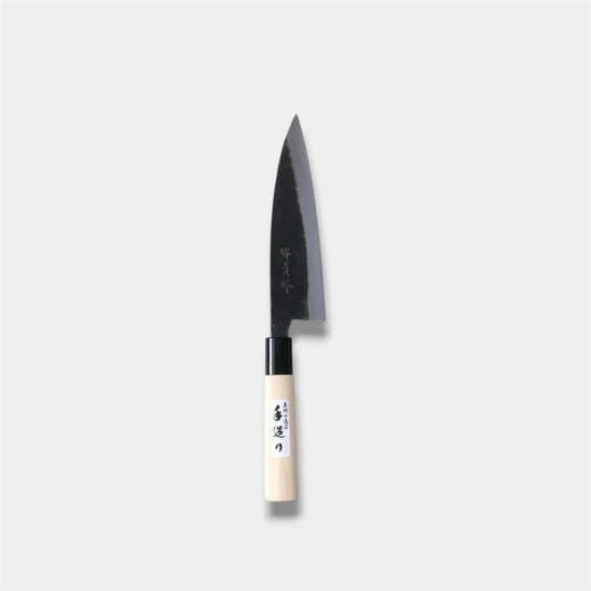 Japanese Kitchen Knife 165mm Kurouchi Finish