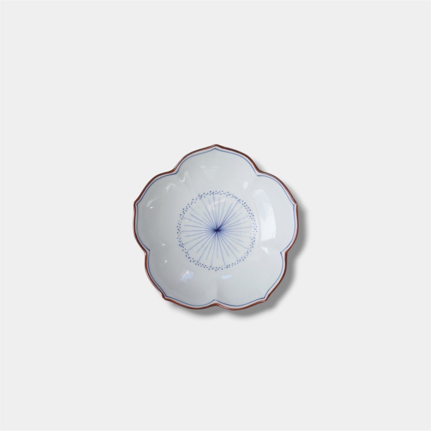 Japanese Hasami Ware Kikyo Plate Small Dish