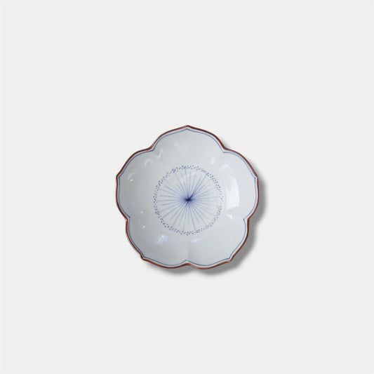 Japanese Hasami Ware Kikyo Plate Small Dish