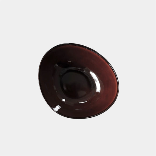 Japanese Shell Bowl Brown 14cm