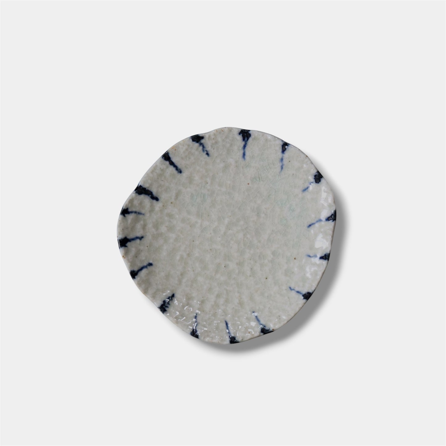 Japanese Seto Ware Tokusa Small Plate