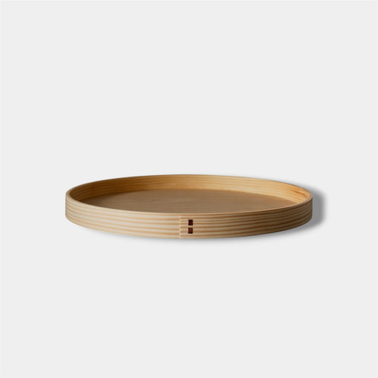 Japanese Kishu Wooden Round Tray