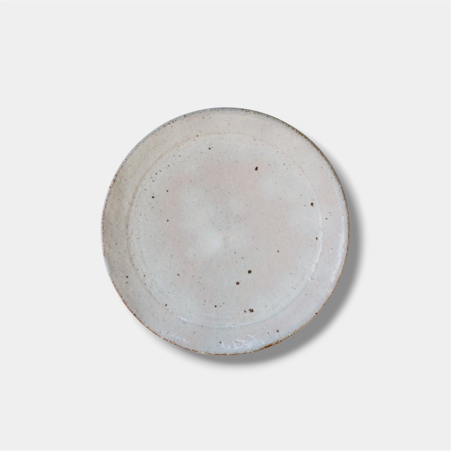 Japanese Handmade Kohiki Small Plate by Hyoyama