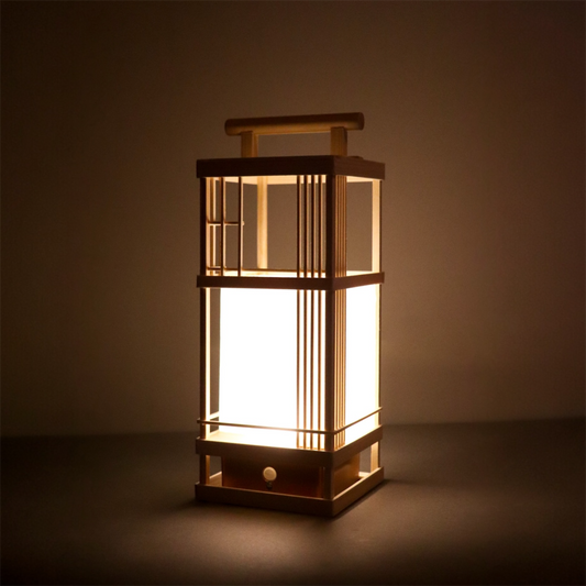 Japanese Hinoki & Washi Lantern Lamp Limited Piece