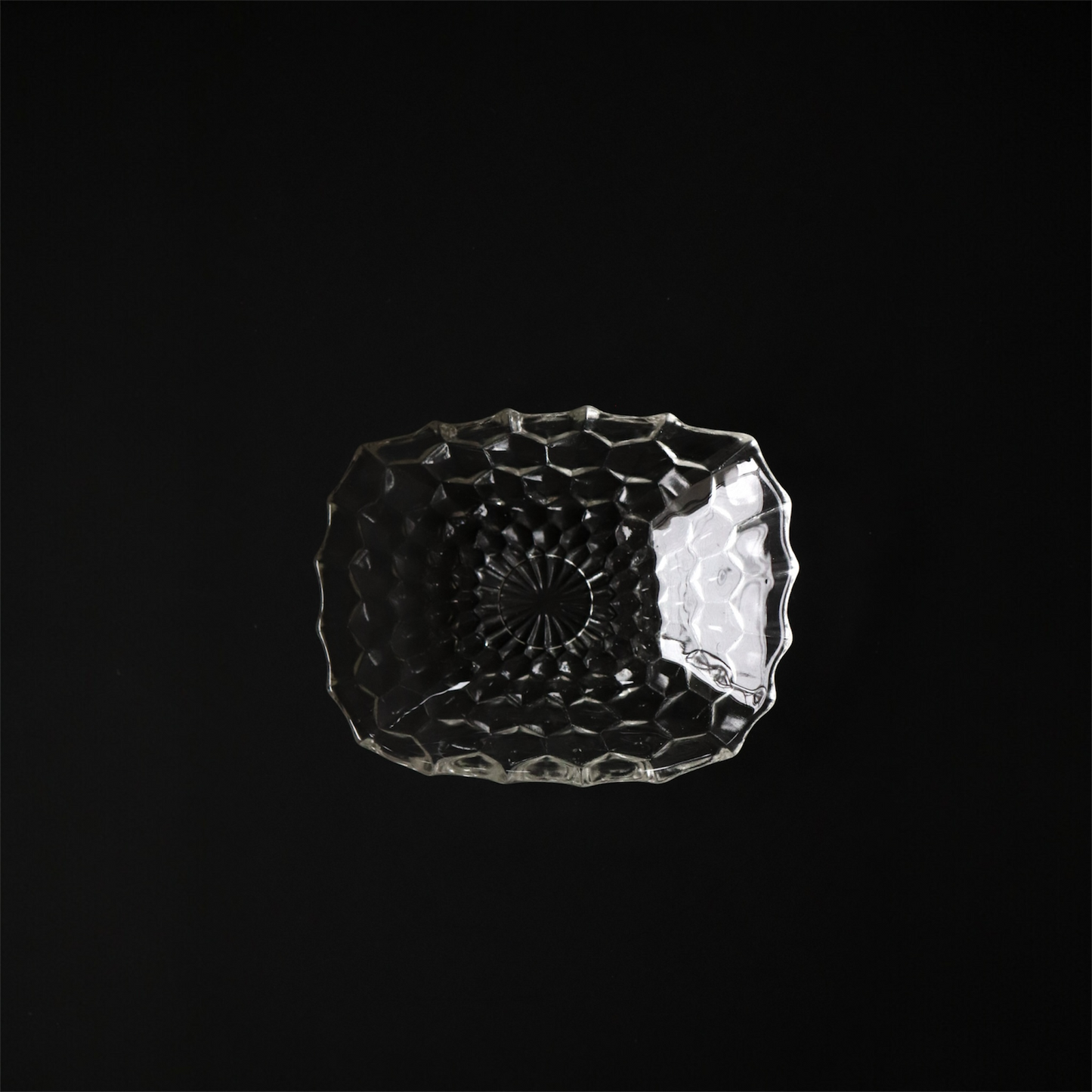 Vintage Glass Collection No.001 – Japanese Faceted Glass Object