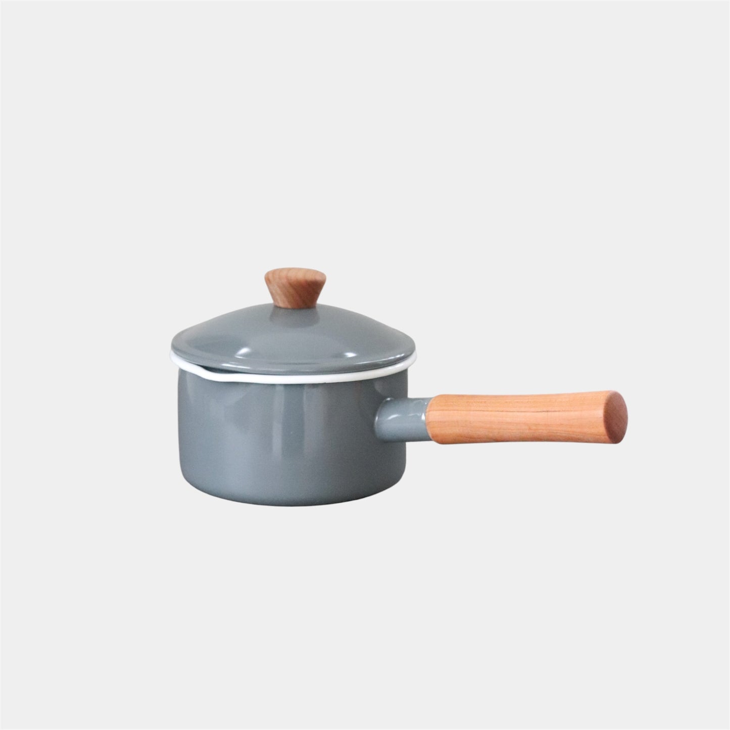 Noda Horo Couleur Enamel Saucepan 14cm – Gray