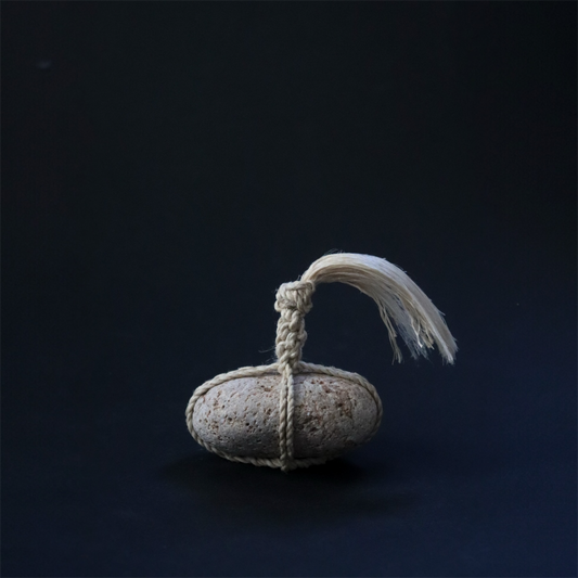 Japanese Sekimori Stone Niigata Natural Stone with Seima Hemp