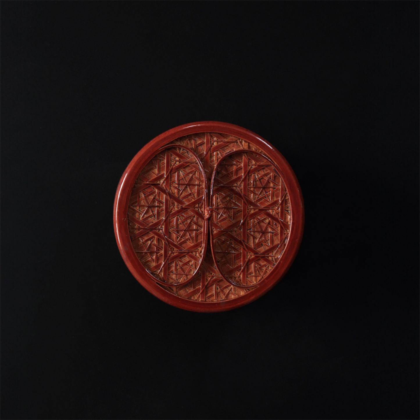 Vintage Japanese Bamboo Sweet Box