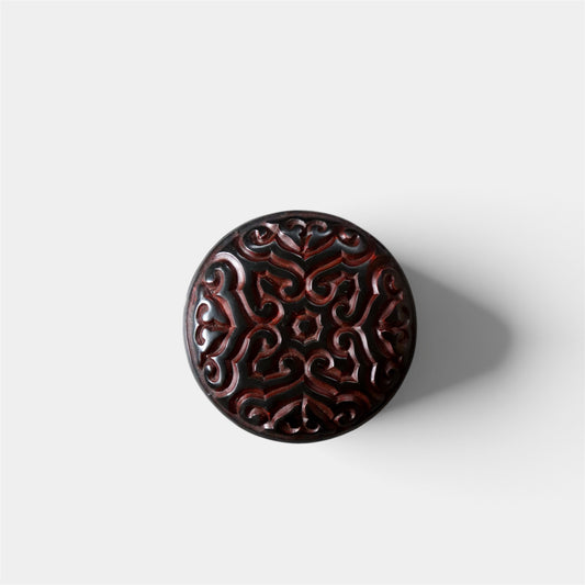 Vintage Japanese Carved Kogo Incense Container