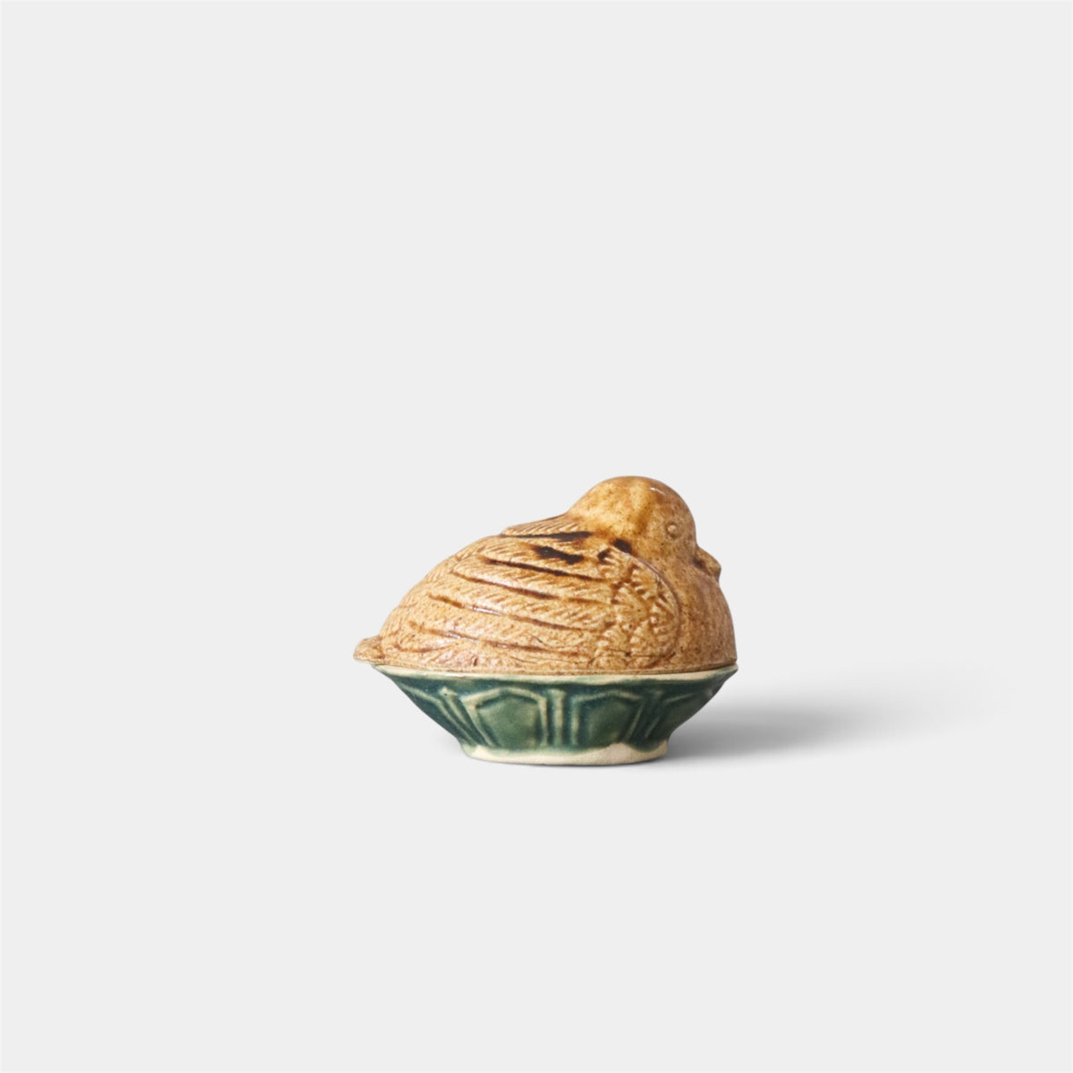 Vintage Japanese Duck Kogo Incense Container