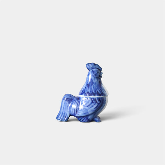 Vintage Japanese Rooster Kogo Incense Container