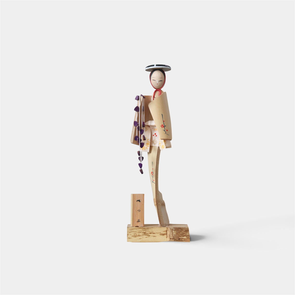 Vintage Beppu Bamboo Craft Kokeshi Doll