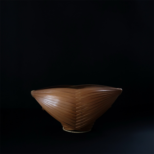 Vintage Japanese Bamboo Ikebana Basket