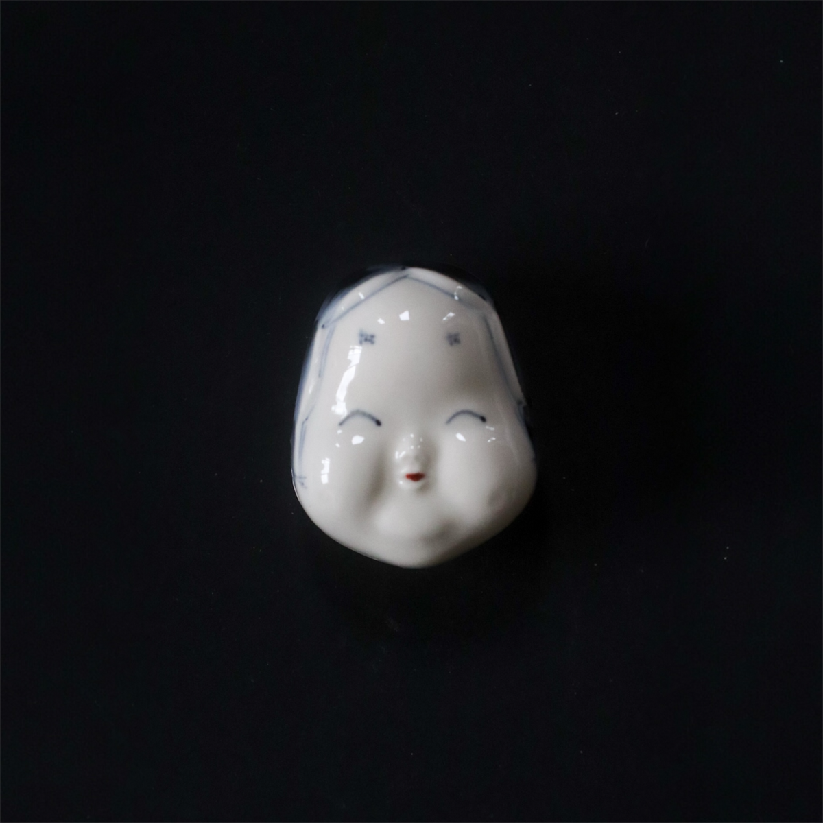 Vintage Japanese Otafuku Kogo Incense Container