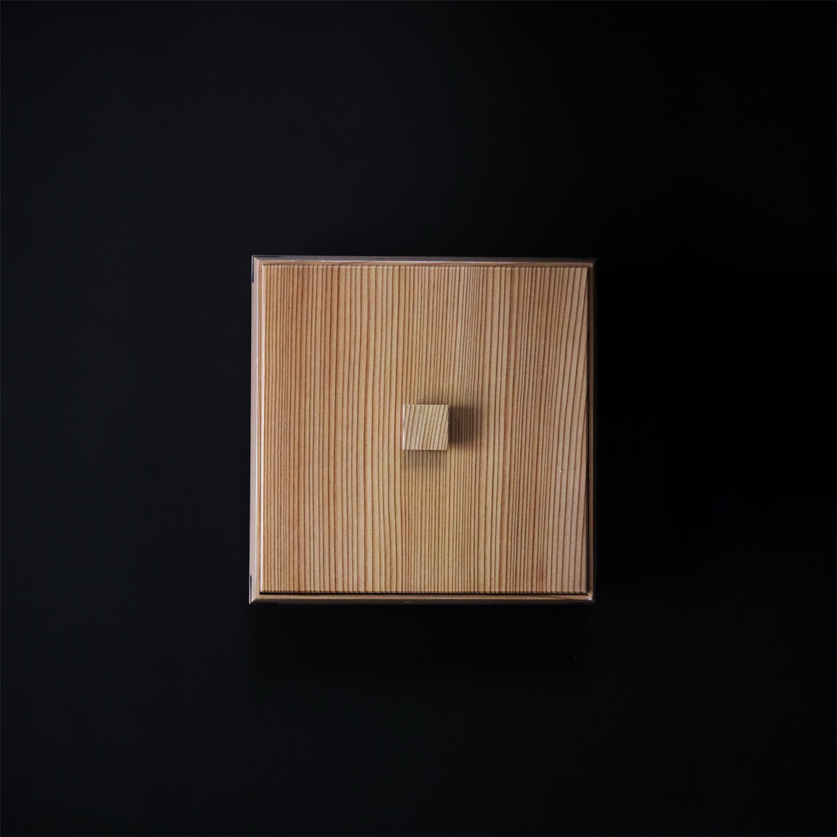Vintage Japanese Magewappa Lidded Wood Box