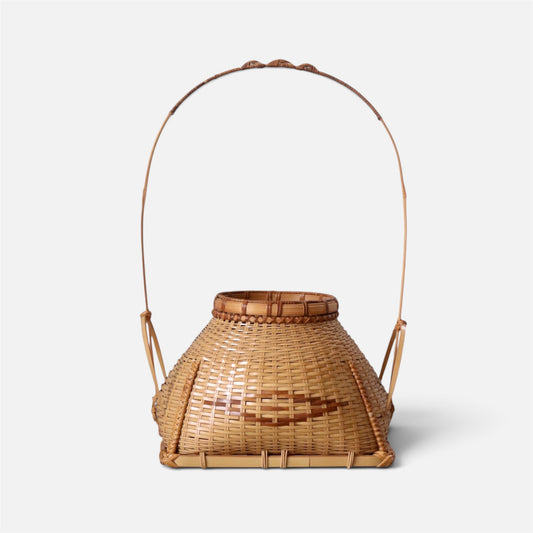 Vintage Japanese Bamboo Hanakago Ikebana Flower Basket